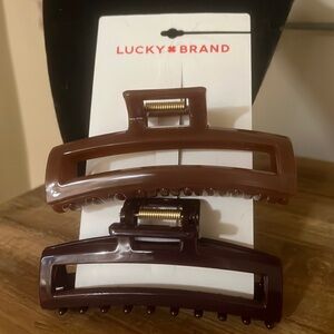 Lucky Brand large hair clips